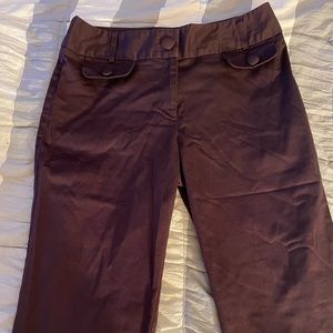Brown Capri Dress Pants